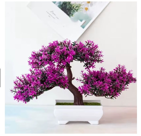 Sztuczne rośliny bonsai, dekoracja doniczkowa do domu